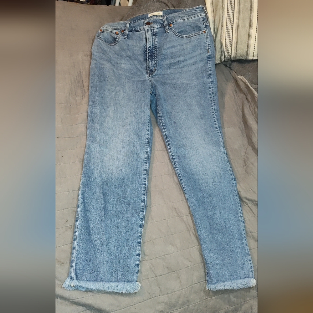 Stonewashed vintage jeans